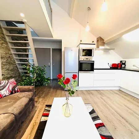 Le Red Loft A 5min Du Centre-ville Avec Parking Privatif Gratuit *