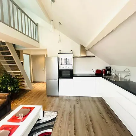 Le Red Loft A 5min Du Centre-ville Avec Parking Privatif Gratuit *