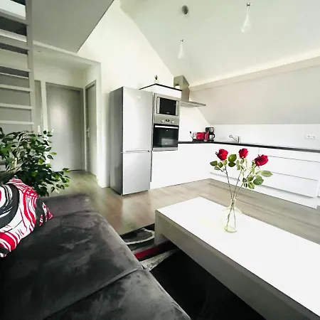 Le Red Loft A 5min Du Centre-ville Avec Parking Privatif Gratuit Appartement *